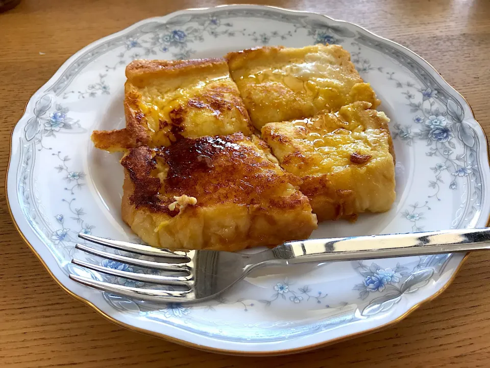 フレンチトーストの朝食💞|えいぽんさん