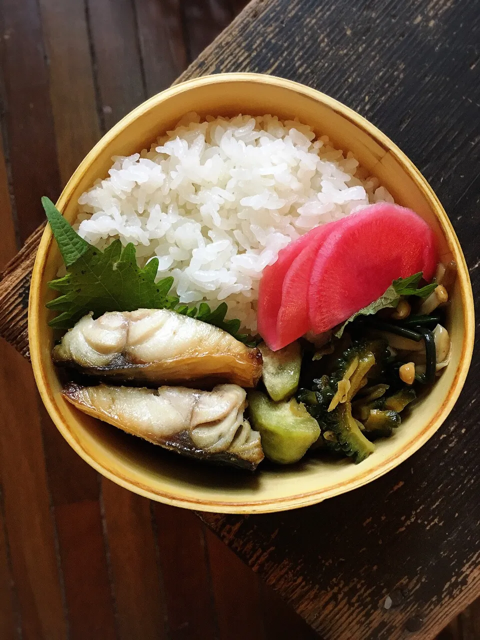 日曜日の旦那弁 #旦那弁当  #鯖|ちびワビさん