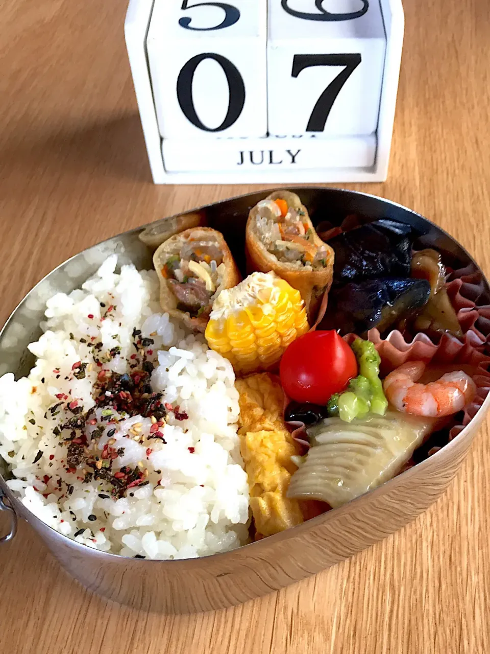 本日お弁当。
 #お弁当  #塾弁当  #お弁当記録  #長男弁当  #中学生弁当  #息子弁当|さるばさん