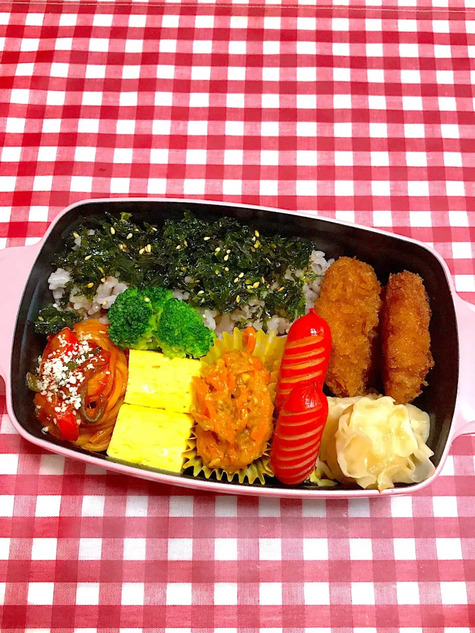 Snapdishの料理写真:🖤7月7日お弁当🖤|あーさん