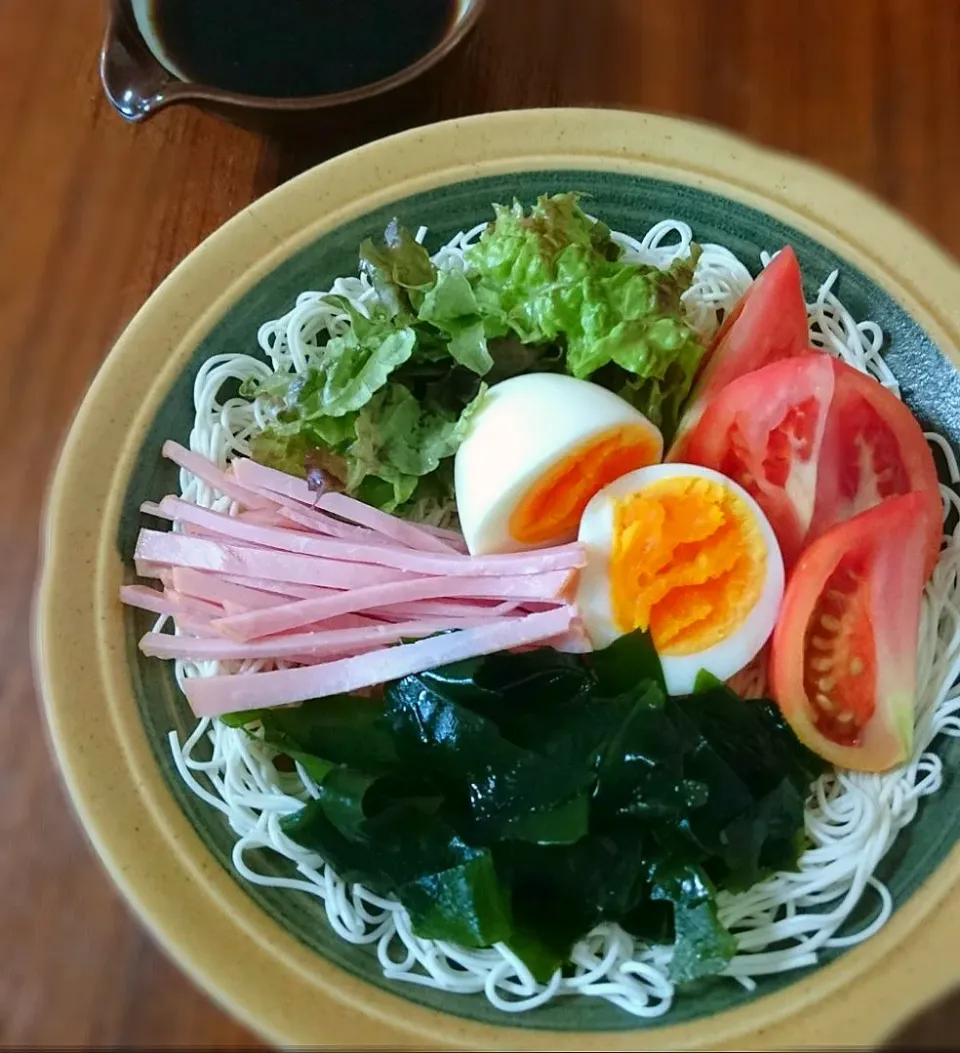 冷やし中華風豆腐そうめん|まりおさん