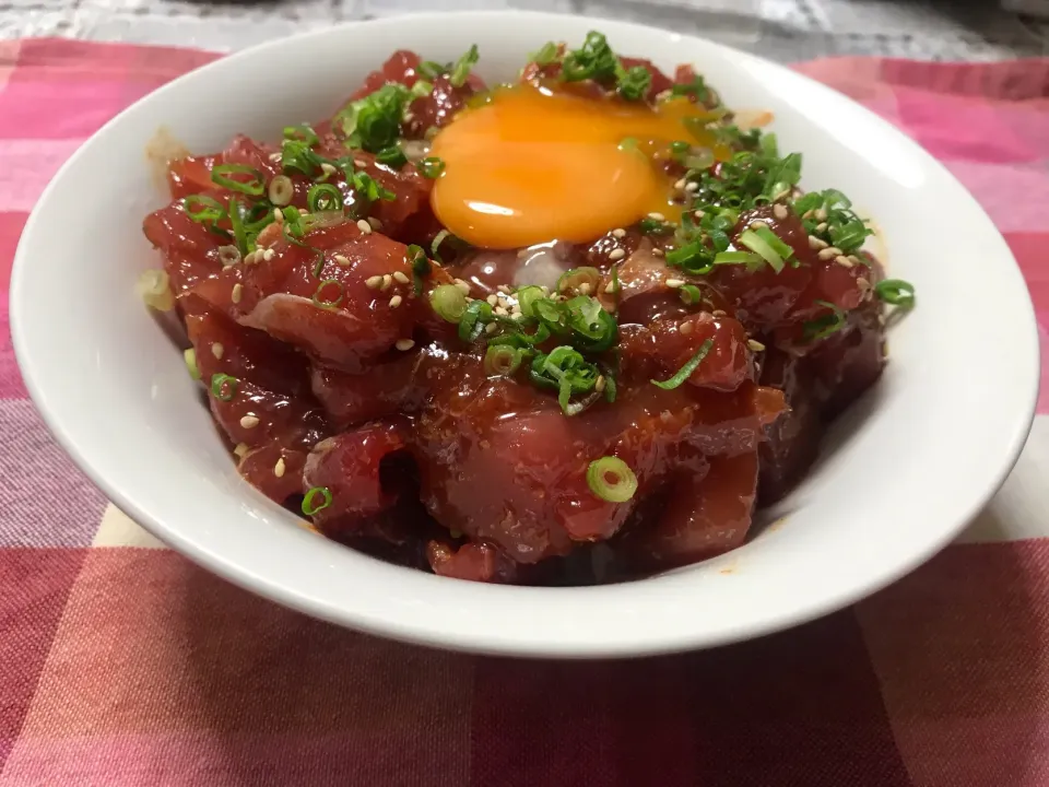 マグロユッケ丼|ハルのただ飯さん