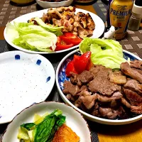 Snapdishの料理写真:プレモルを飲むための晩御飯🍺|くっきいママさん