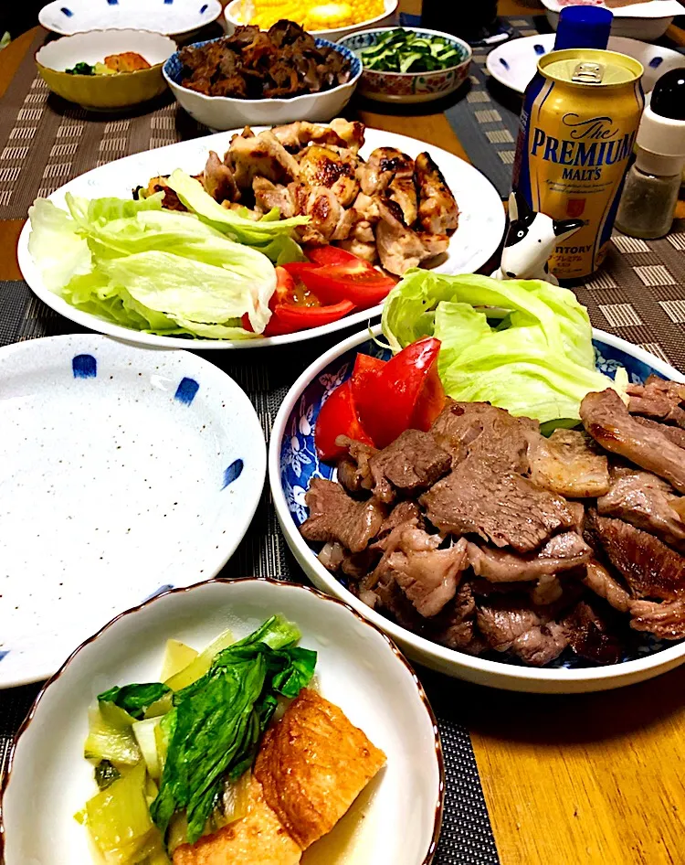 Snapdishの料理写真:プレモルを飲むための晩御飯🍺|くっきいママさん