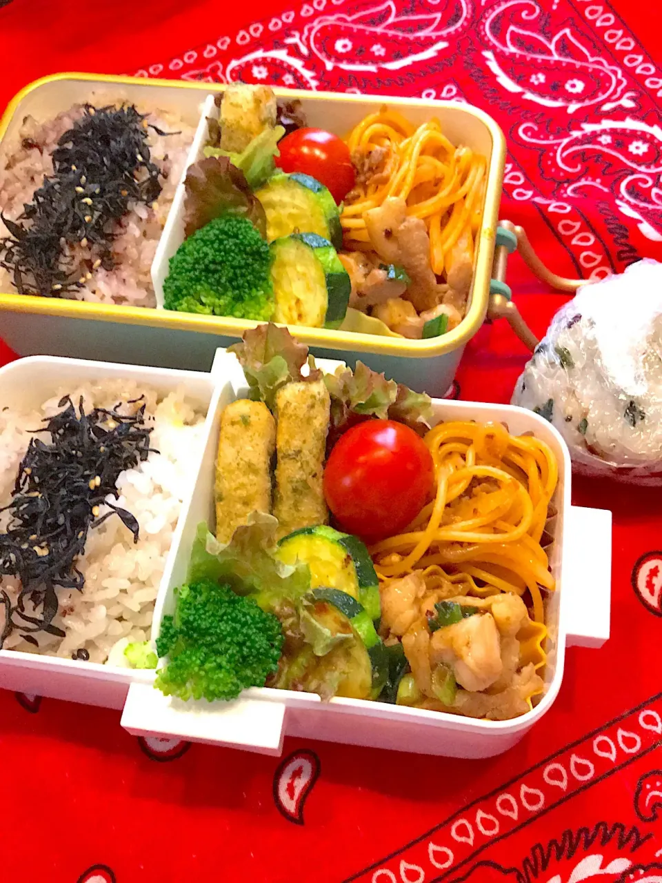 2019.7.8  JK＆自分弁当～肉味噌パスタ🎶|rinrin*mama*さん