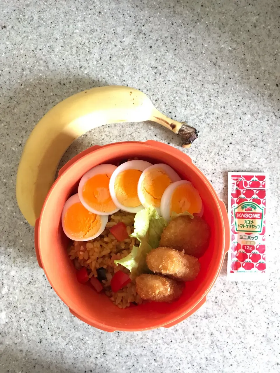 Snapdishの料理写真:区大会🎾優勝おめでとう㊗️ジャンバラヤ弁当🍱
 #お弁当  #弁当  #高校生男子弁当  #部活弁当  #サッカー部弁当|ちっくんさん