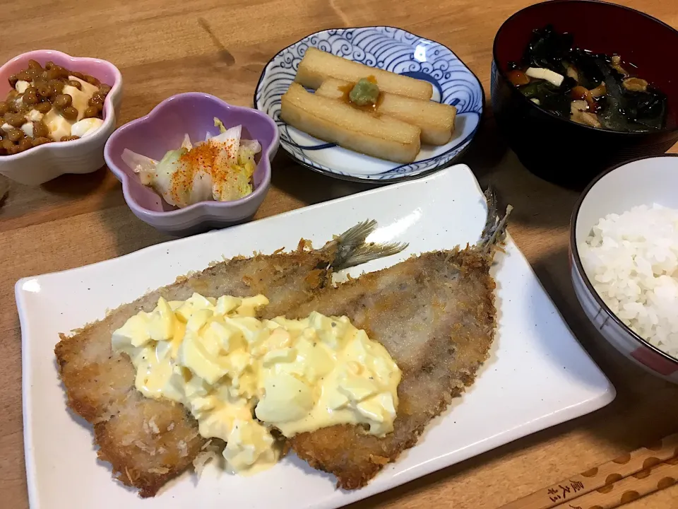 アジフライ定食|かおちゃんさん