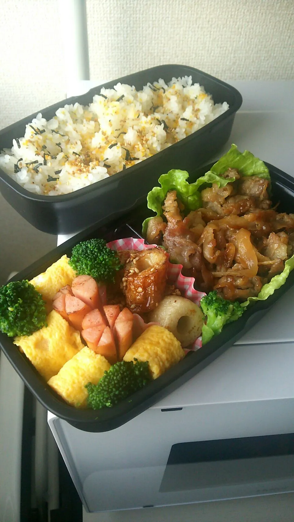 Snapdishの料理写真:今日のお弁当🐷|えりさん