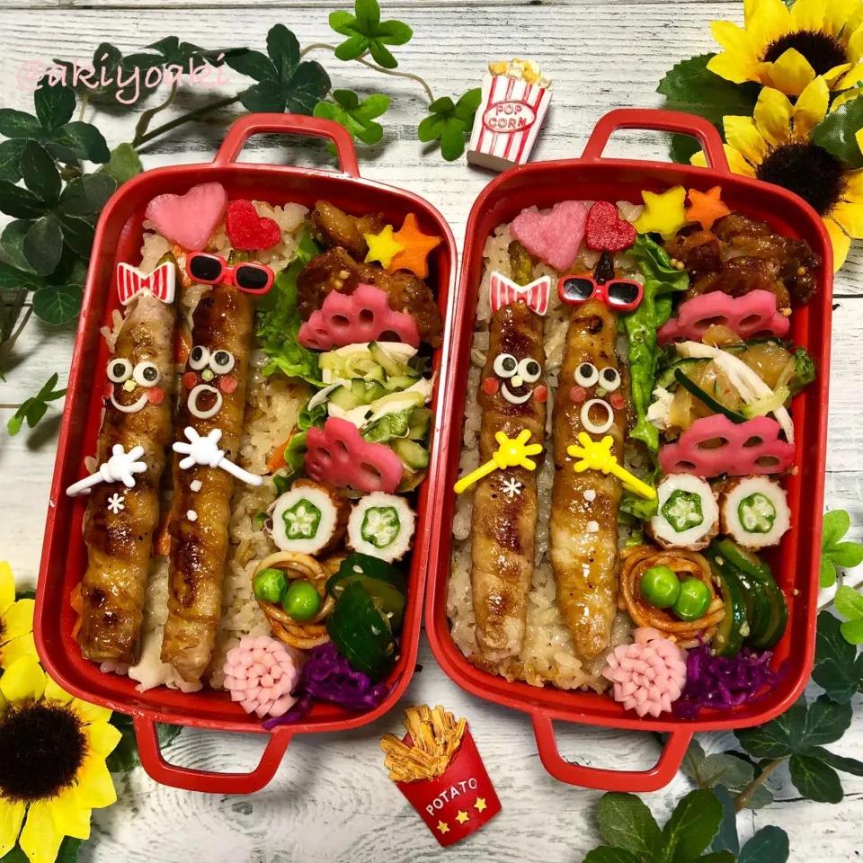 舞茸ご飯ノッポさん弁当|Akiyoෆ¨̮⑅さん