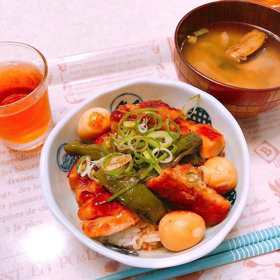 焼き鳥丼定食|haruyokoさん