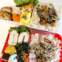 Snapdishの料理写真:2019.7.9保育園弁当|1oryさん