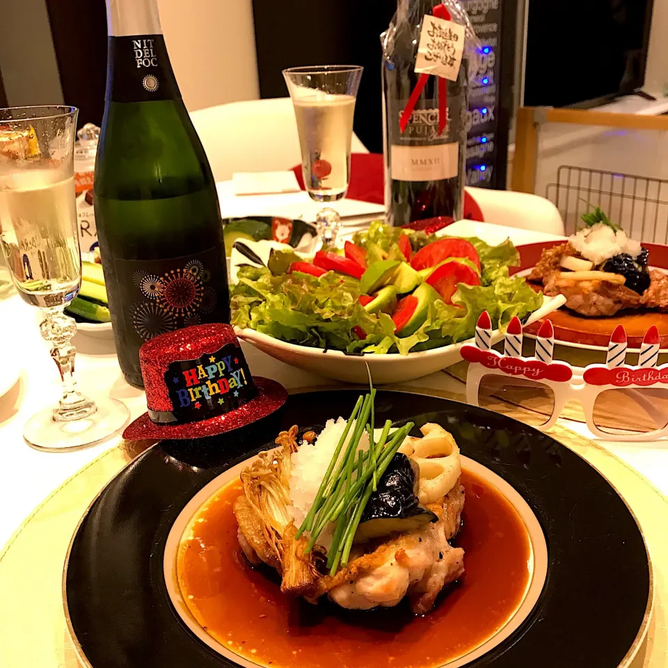 和風チキングリル🍗🍽➰🍷🥂😋|ナムナムさん