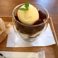 Snapdishの料理写真:キニナルカフェのコーヒーゼリー|ななこさん