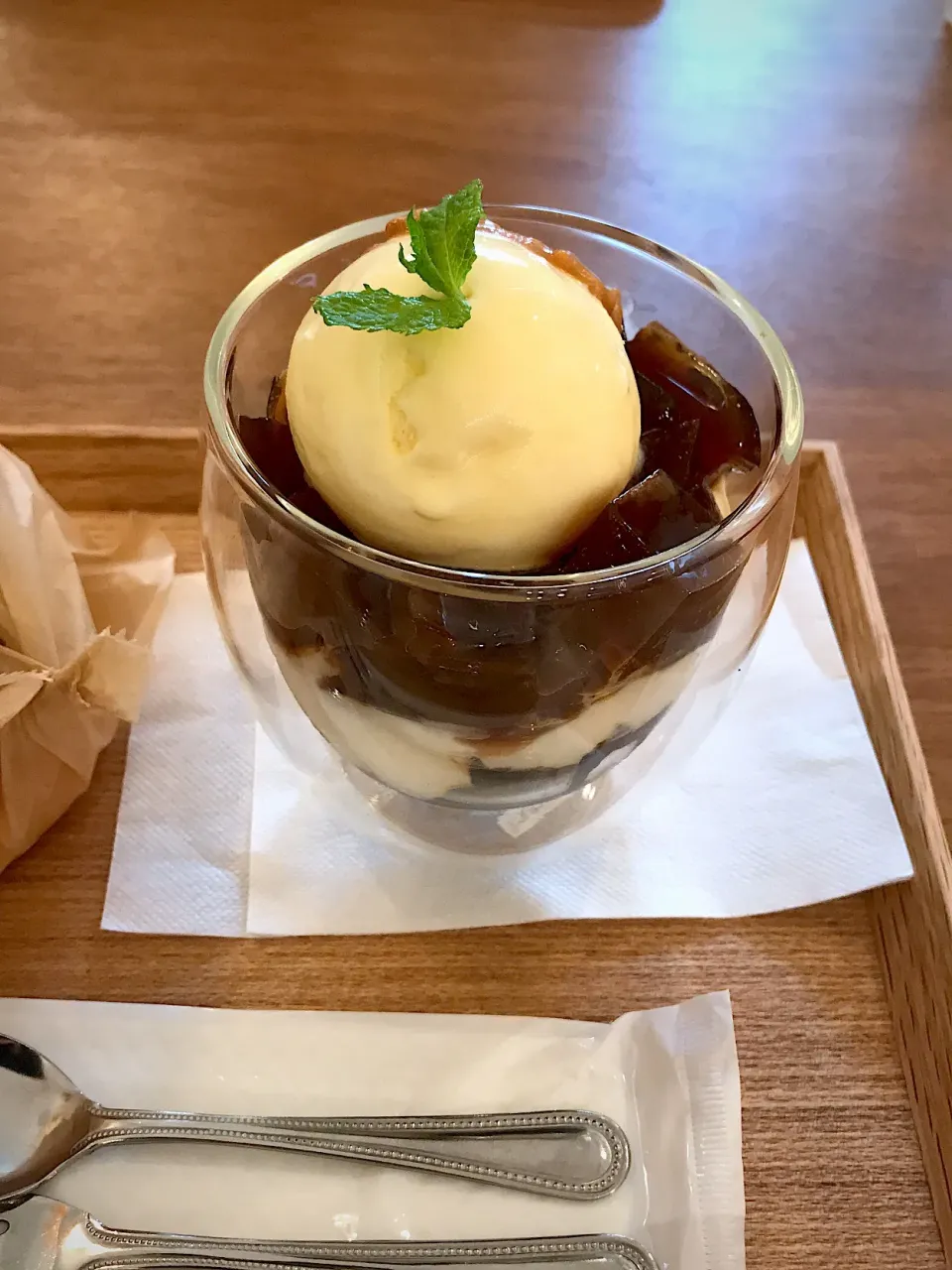 Snapdishの料理写真:キニナルカフェのコーヒーゼリー|ななこさん