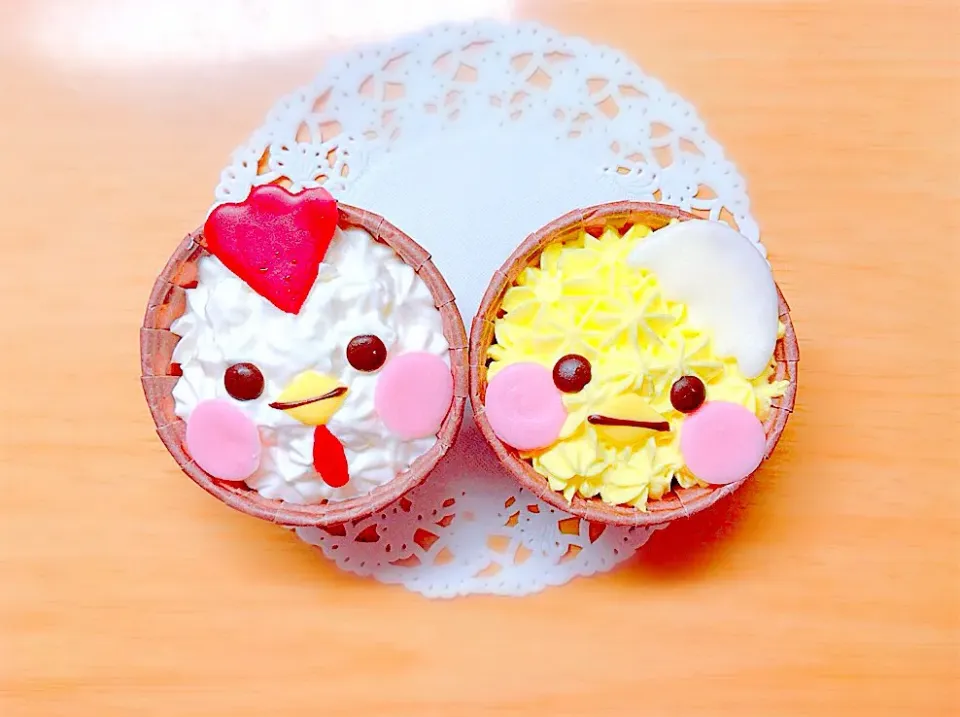 ひよこさんのカップケーキ🐣|misaさん