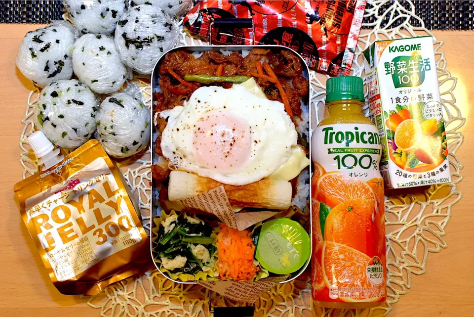 #お弁当  #息子弁当  #高校生弁当  #高校球児弁当  #食トレ  #のっけ弁  #プルコギ弁当  #下味冷凍|dra-kichiさん