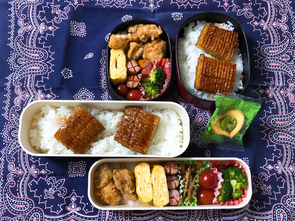 Snapdishの料理写真:2019/07/10(水) 夫弁当&娘弁当🎵|kiyominさん