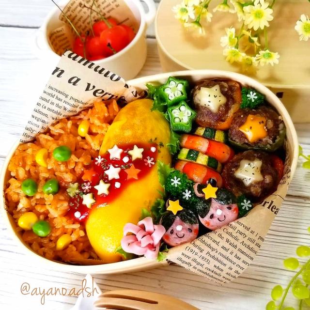 七夕オムライス弁当/ayano.adsh | Snapdish[スナップディッシュ] (ID