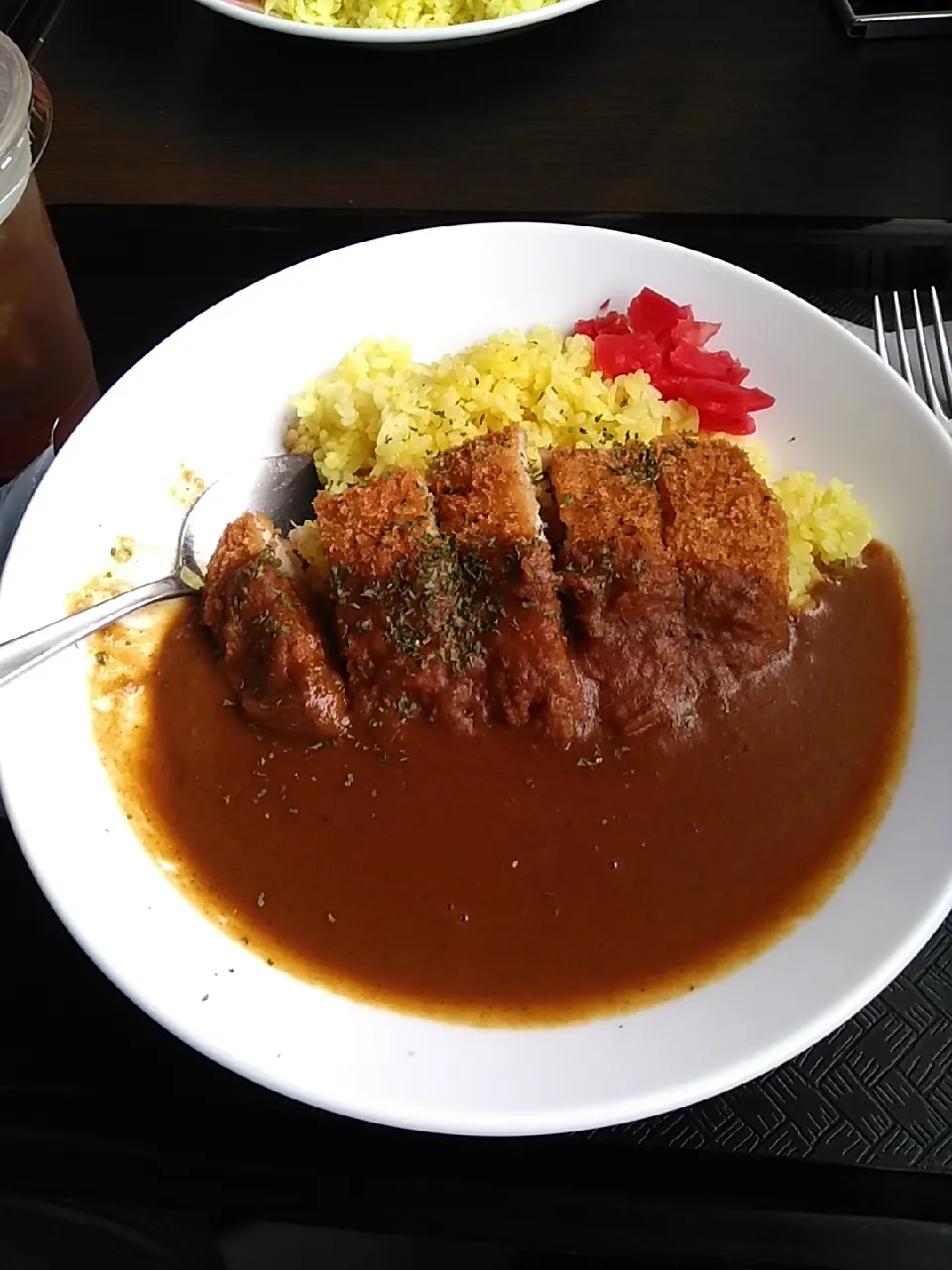 Snapdishの料理写真:辛口カツカレー😀|すず(*^^*)さん