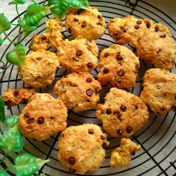 オートミールとチョコチップのお豆腐クッキー＊|＊ゆき＊さん