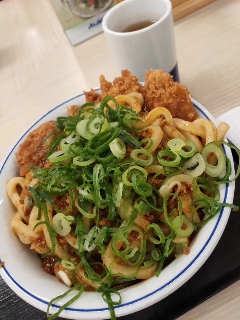 Snapdishの料理写真:カレーうどん＆チキンカツ丼|osakana555さん