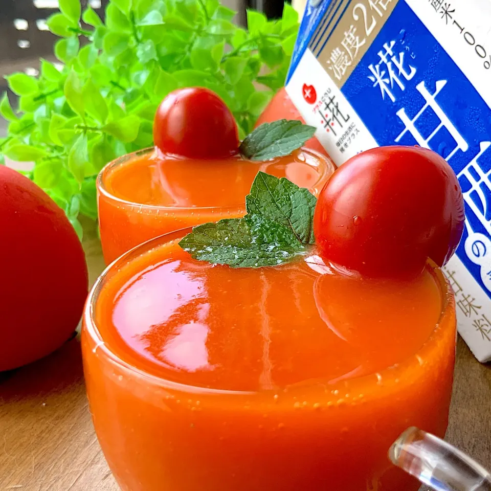 Snapdishの料理写真:糀甘酒トマトジュース🍅|9421beruさん