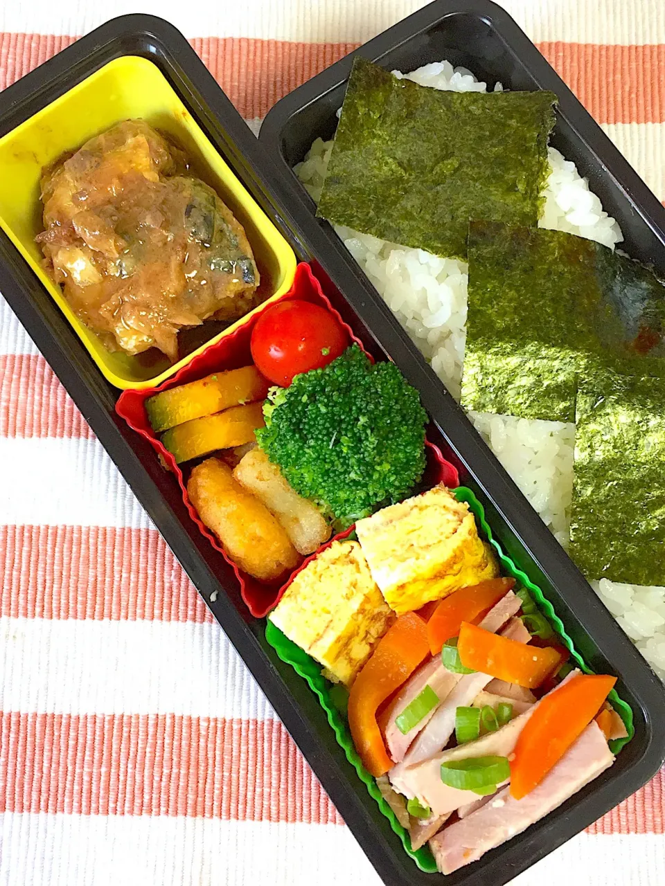 7/11☆旦那☆サバ味噌とチャーにん弁当|ちーさん