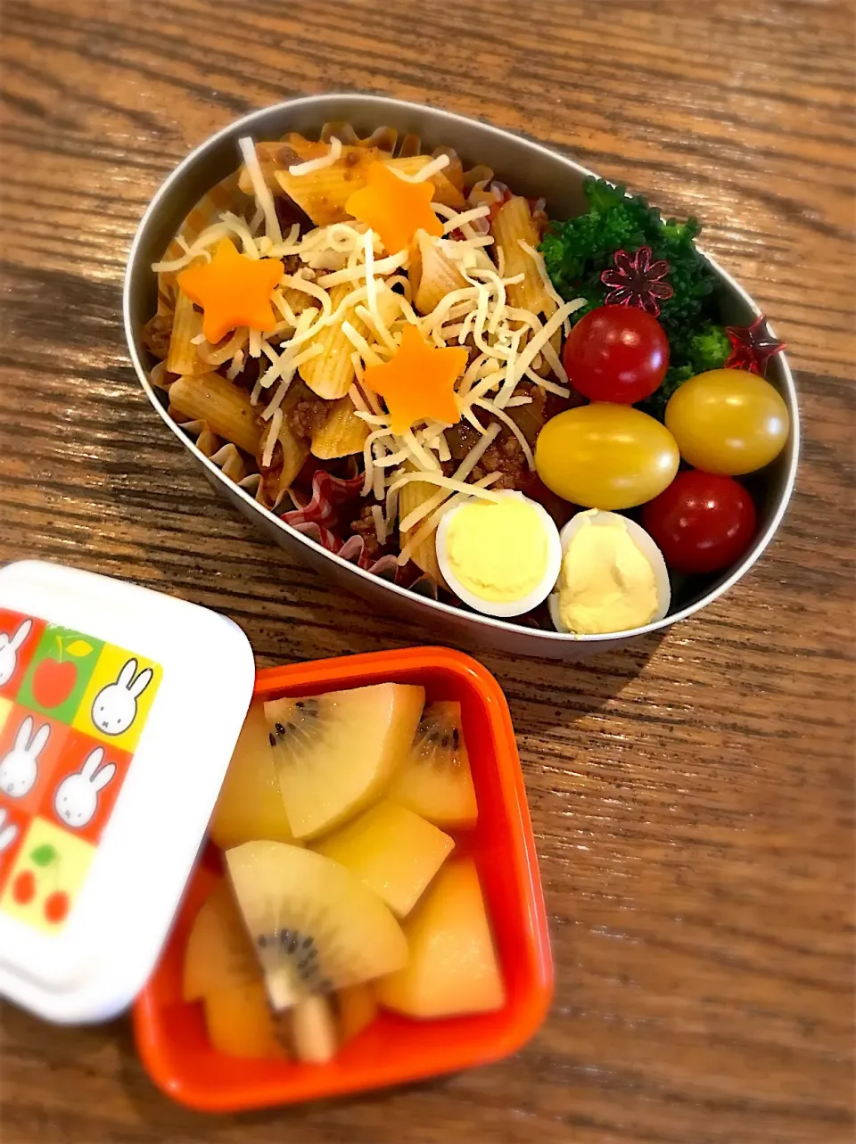 時短❣️ショートパスタのミートソース弁当|まーさん