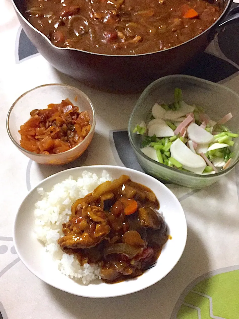 帰ったらムスメちゃんがカレー作ってくれてた！|hanakoさん