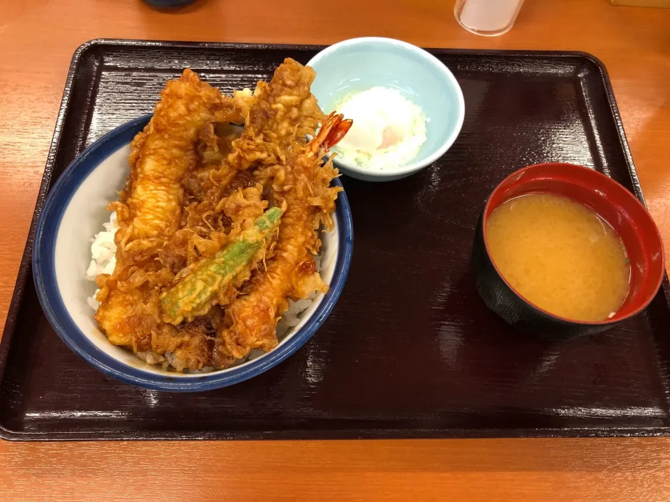 大江戸天丼(半熟玉子付)|しのぶさん