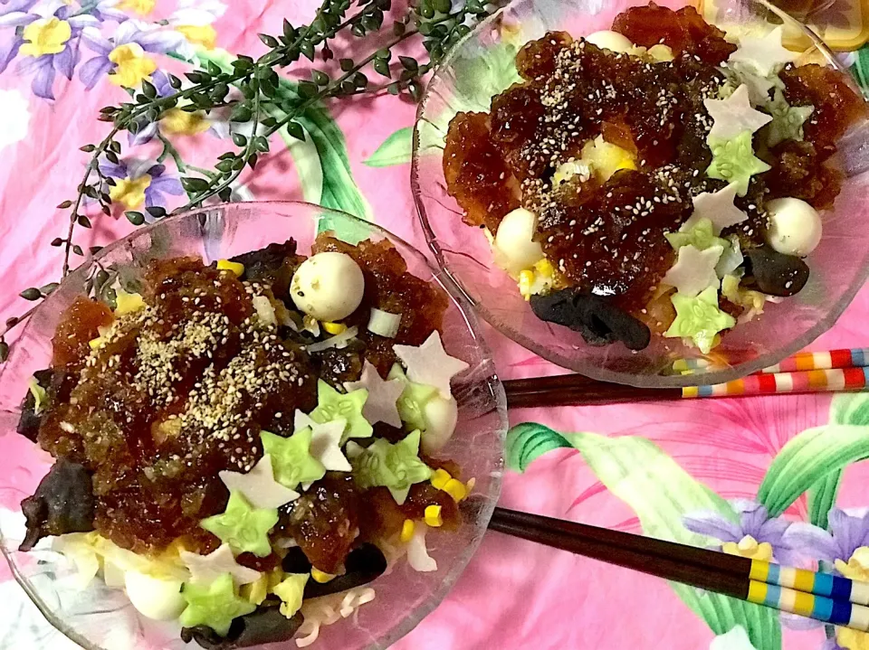 サッポロ一番ごま醤油ラーメンジュレ仕立て🍜|noeさん