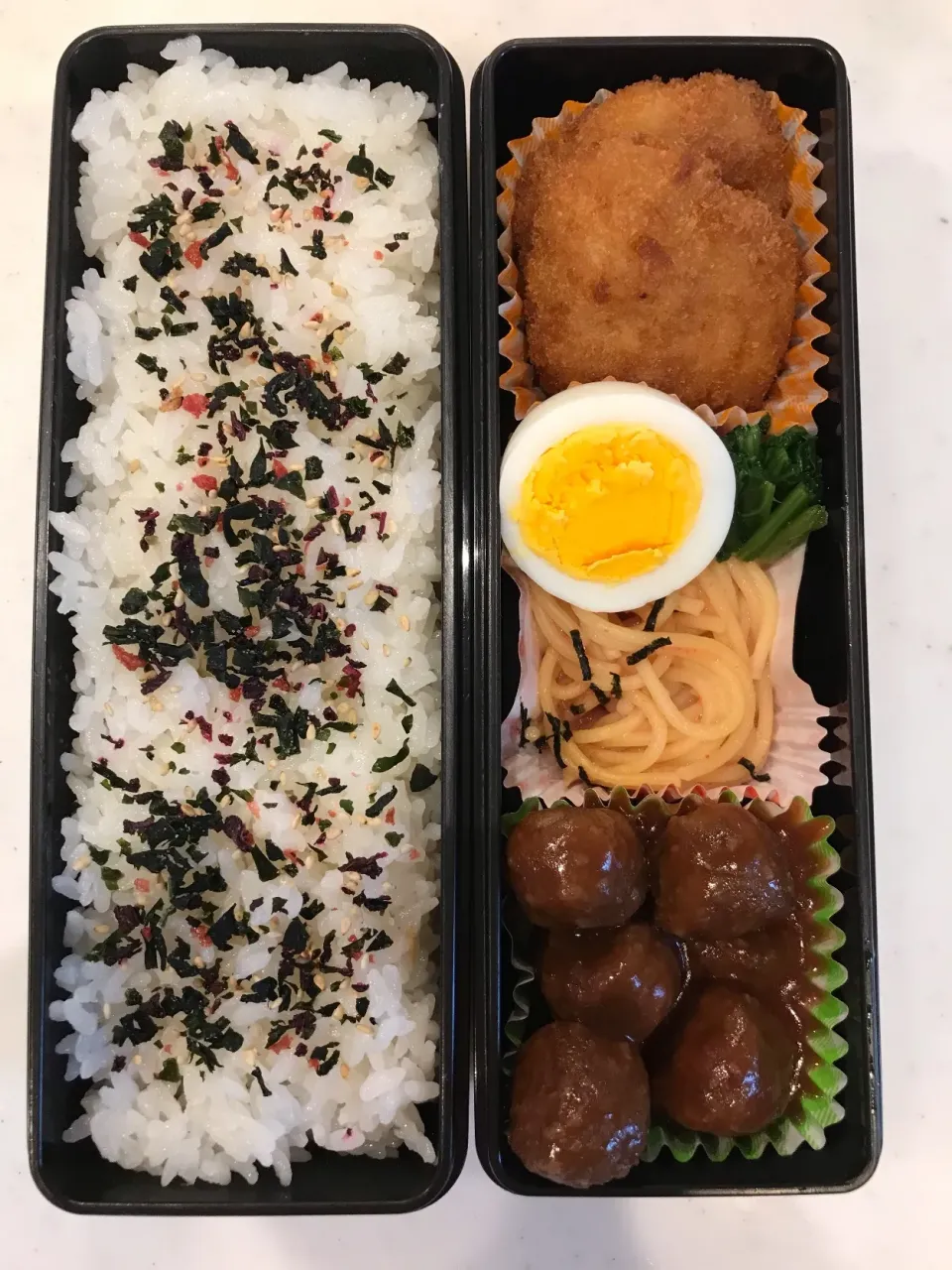 Snapdishの料理写真:2019.7.12 (金) 旦那様のお弁当🍱|あっきーよさん