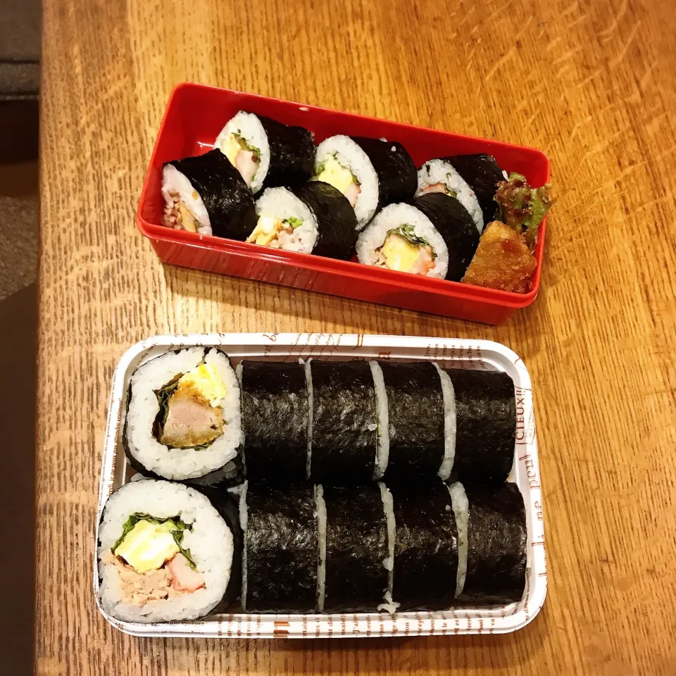 Snapdishの料理写真:子どもたち弁当7月12日水泳訓練の巻|hatabowwyomeさん