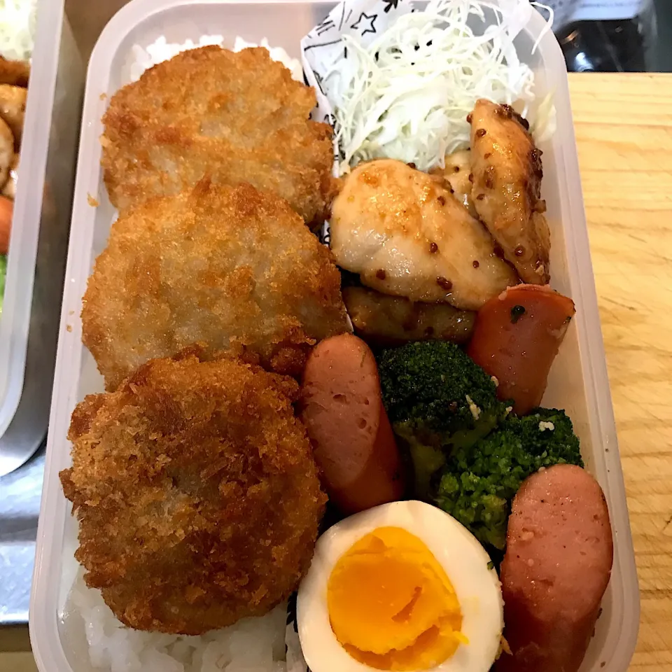 Snapdishの料理写真:高校生息子弁当7月11日|hatabowwyomeさん