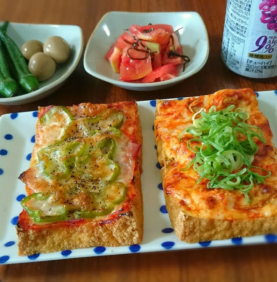 Snapdishの料理写真:厚揚げﾋﾟｻﾞ|まりおさん