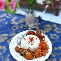 Snapdishの料理写真:nasi uduk mama ika|Erikaさん