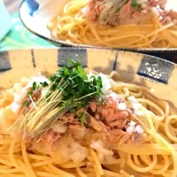 大山冷製パスタ:お祭りの日に🎋|Ayakaさん