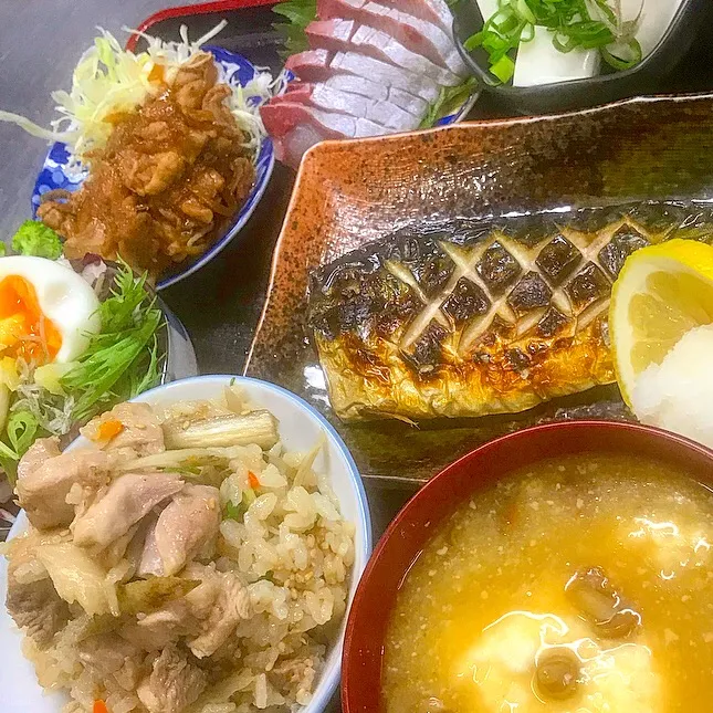 Snapdishの料理写真:手作り定食(灬 ˘³˘灬)〜❤️|mika︎☺︎さん