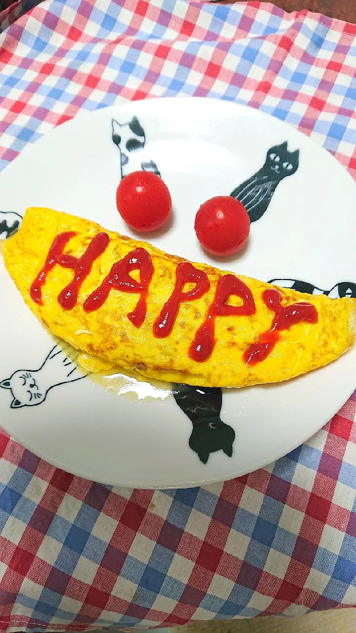 Snapdishの料理写真:ちょっと趣向を変えたオムレツ✨間違えたとも言う|cocco+さん