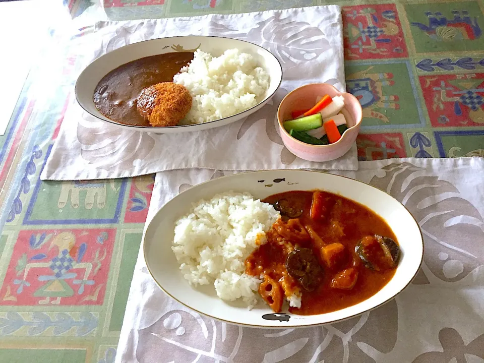 野菜カレー コロッケカレー
自家製ピクルス|Emiさん