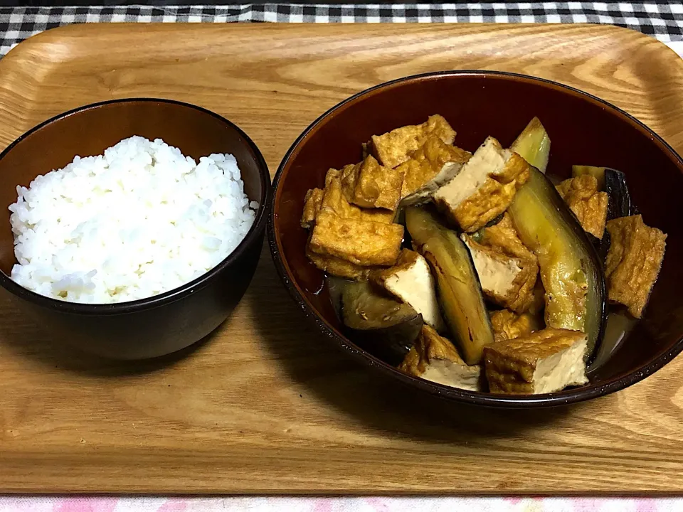 今日の夕食
☆ナスと厚揚げの煮物|まぁたんさん