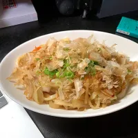 人暮らし大学生の焼きうどん|かたくりこねこさん