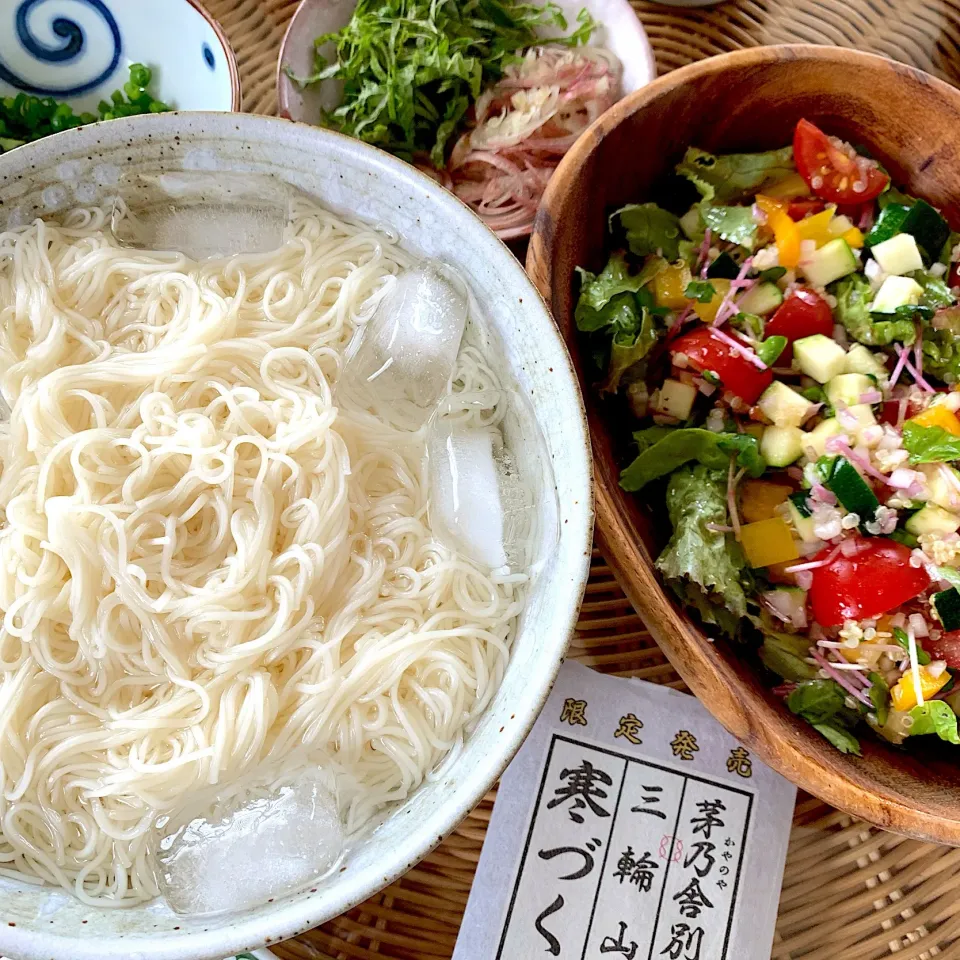 茅乃舎の素麺🍜|なーまりさん