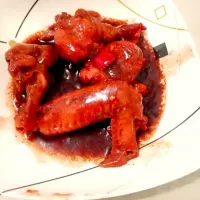 spicy chicken adobo with ketchup|Dimple Linglingさん