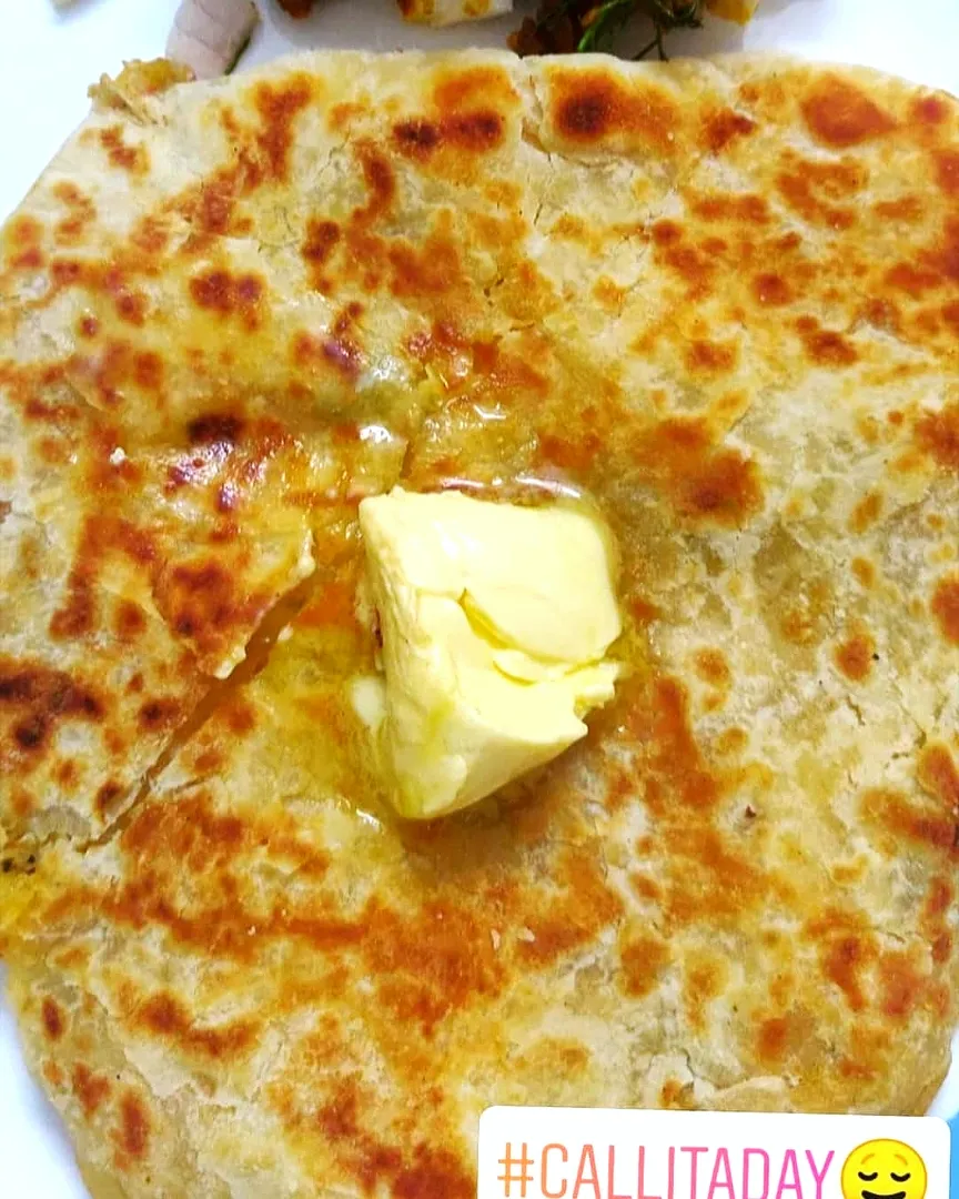 Parantha Punjabi with butter 💕🍞|Sandeep Mehraさん