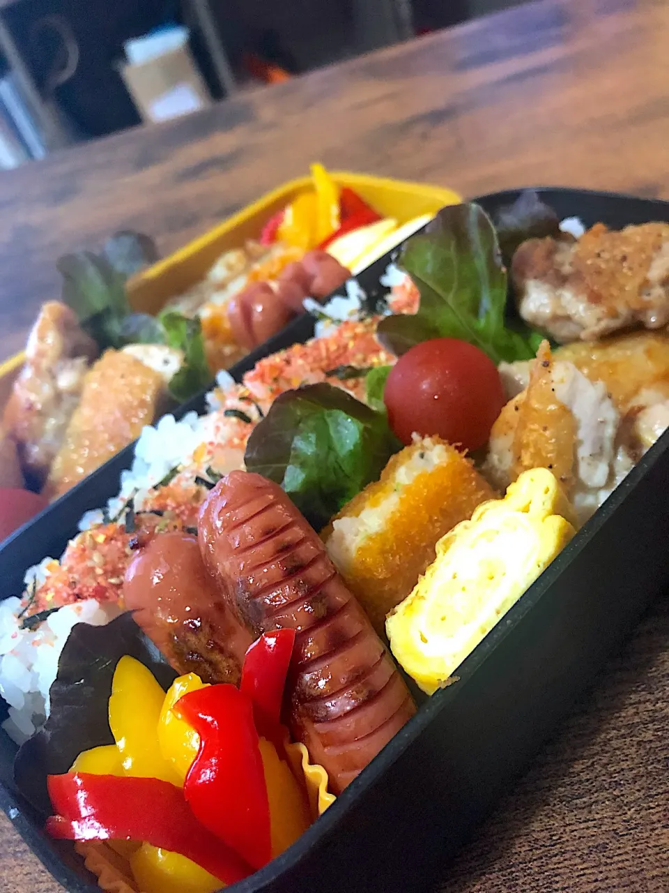 Snapdishの料理写真:2019.07.16 旦那様・娘弁当⭐︎|fuuuuさん