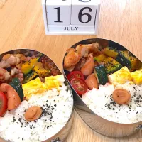 Snapdishの料理写真:本日お弁当🍱
 #息子弁当  #お弁当記録  #お弁当  #旦那弁当  #長男弁当  #中学生弁当|さるばさん