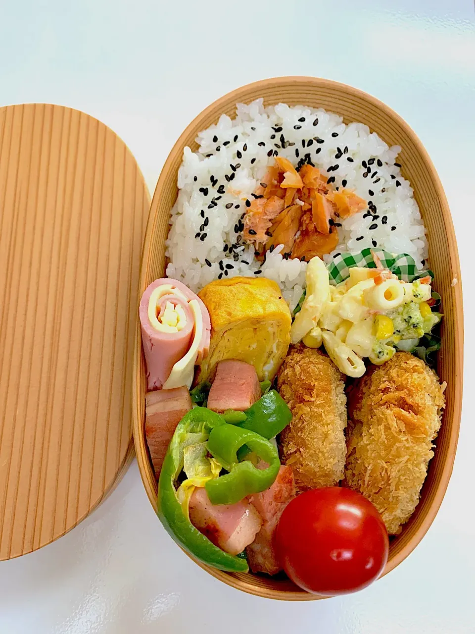 2019,7/16 高１娘のコロッケ弁当🍱|naoちんさん