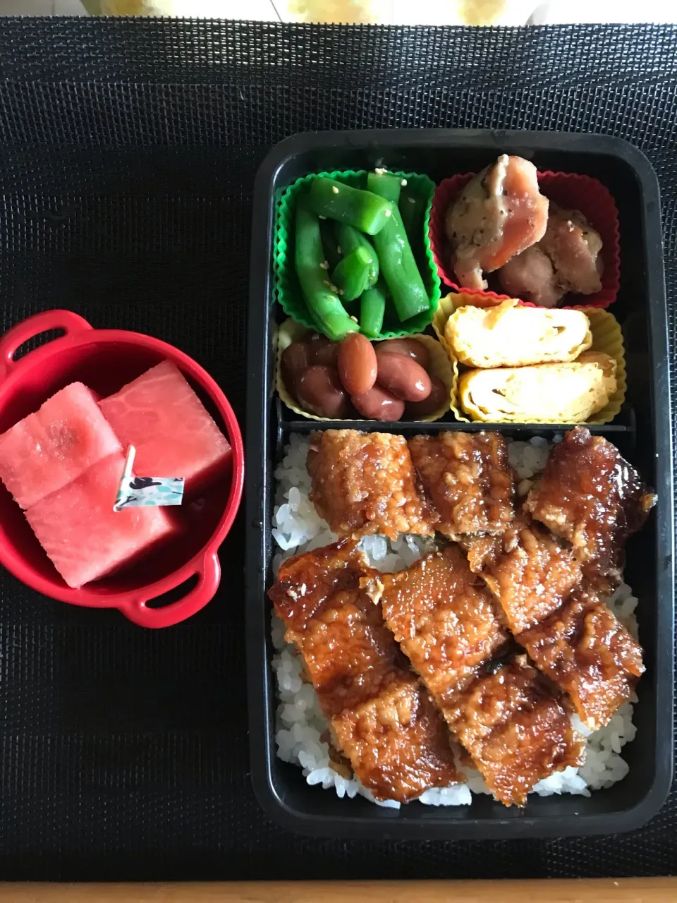 7/16 お弁当
#さんまの蒲焼弁当|侑子さん