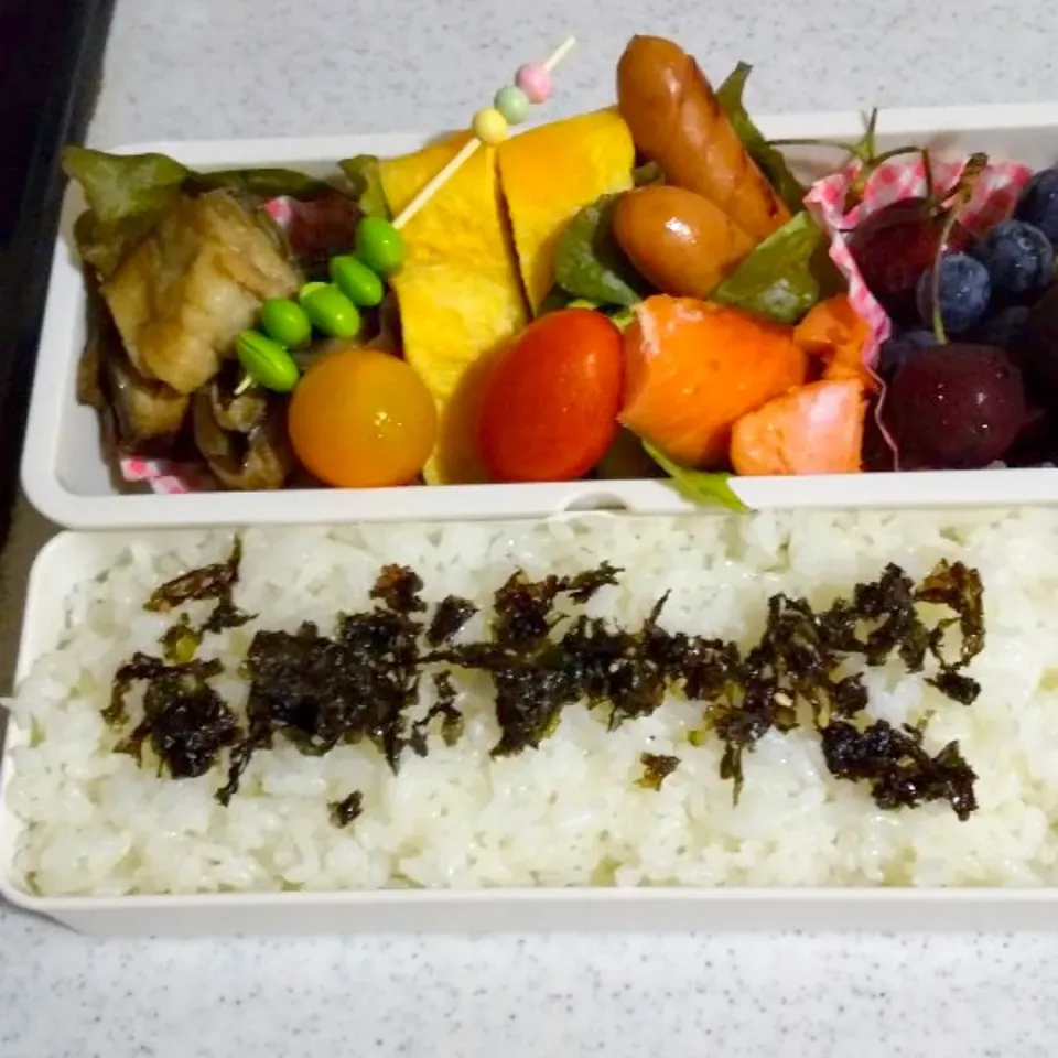 今日の息子のお弁当🍱|けーこさん